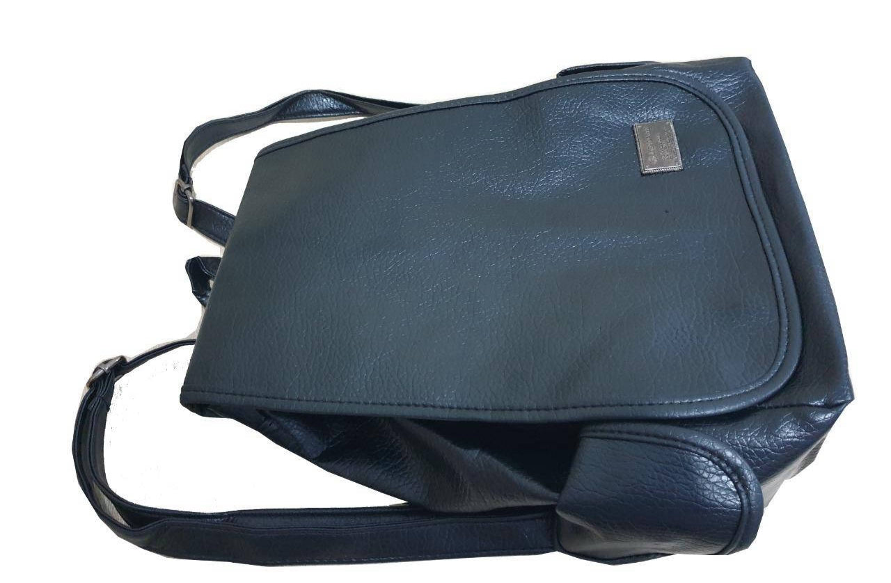 Multifunctional PU Leather Backpack