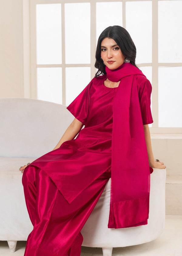 3 Piece Stitched Ladies Dress