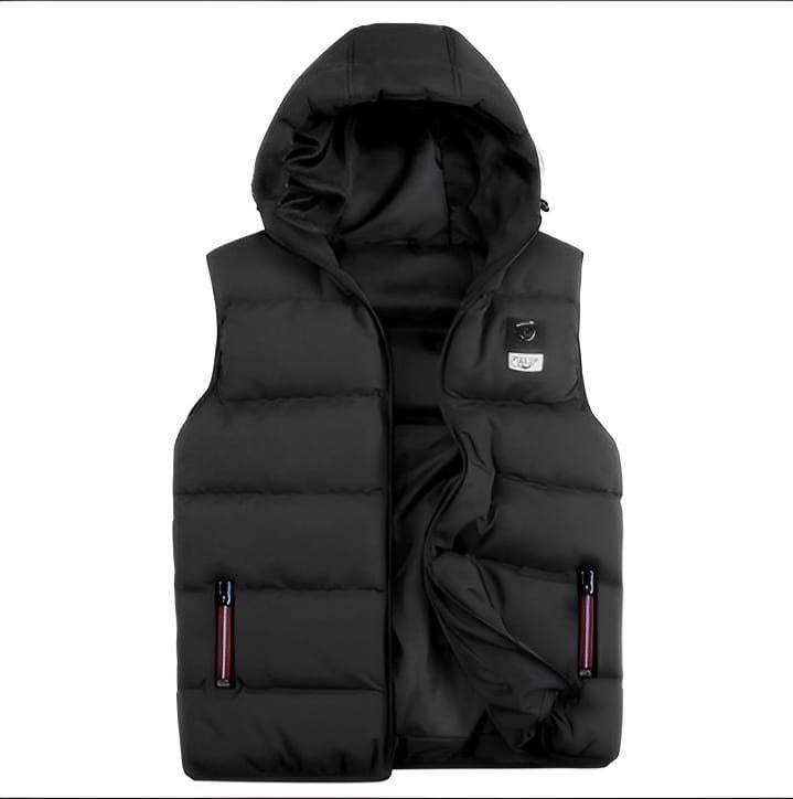 Polyester Plain Sleeveless Jacket