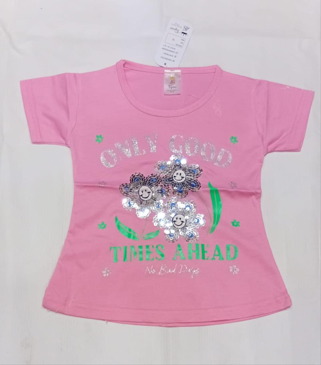 Printed Cotton Jersey T Shirt
