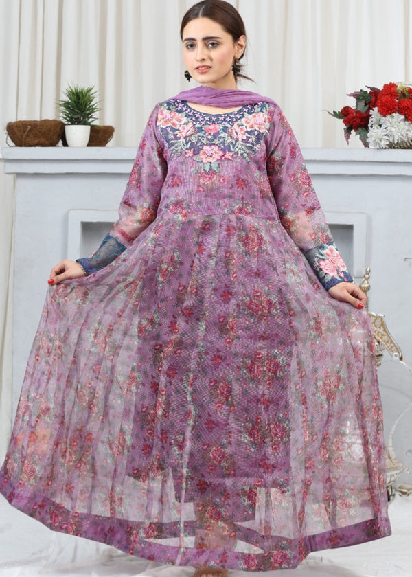 3 Piece Stitched Ladies Dress