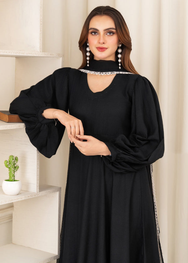 3 Piece Stitched Maxi Dress