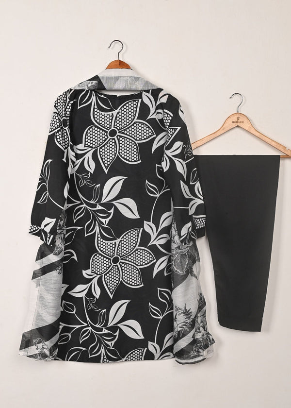 3 Piece Stitched Ladies Dress