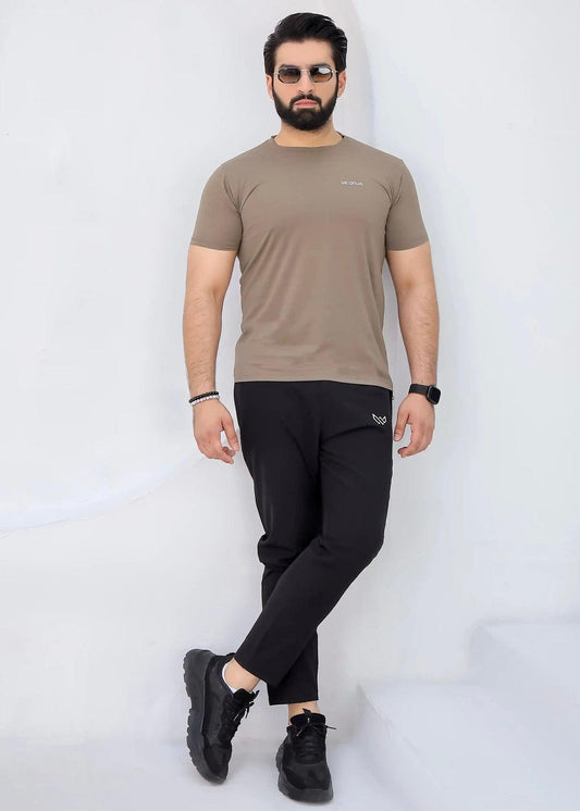 2 Piece Men Dri Fit Plain Track Suit