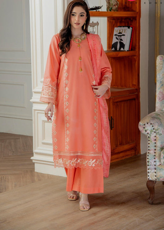 3 Piece Stitched Ladies Dress
