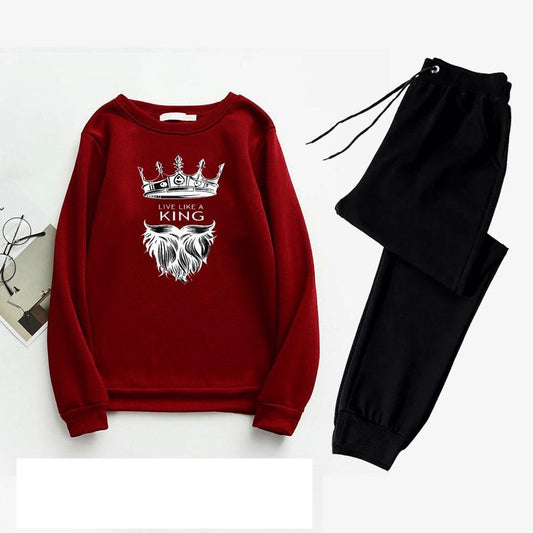 2 Piece Printed Polyester Track Suit