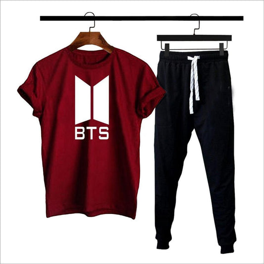 2 Piece Cotton Jersey Printed Track Suit