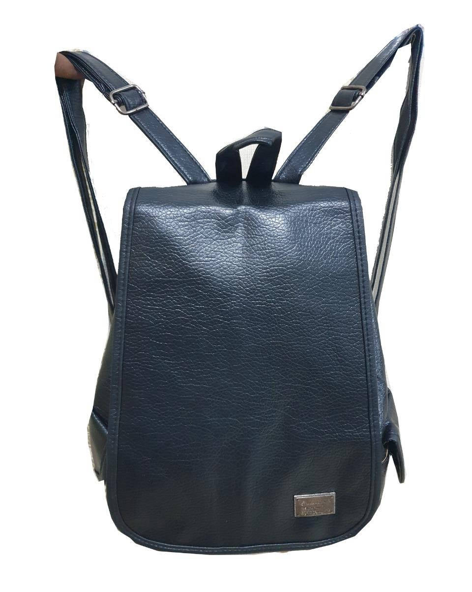 Multifunctional PU Leather Backpack