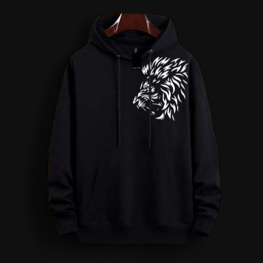 Fleece Printed Hoodie