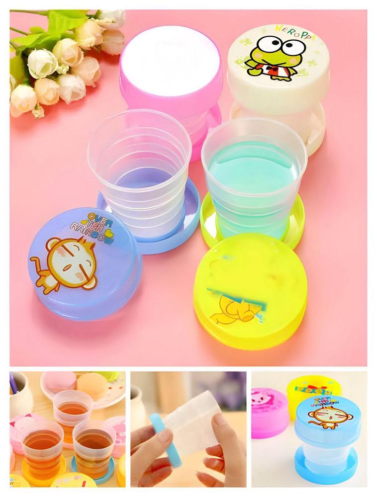 Foldable Plastic Picnic Waterglass Set - Pack Of 2