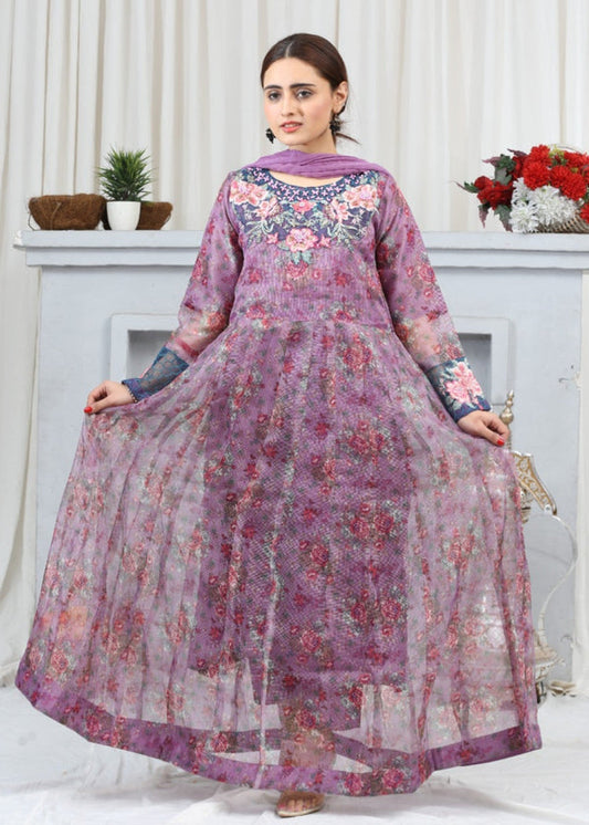 3 Piece Stitched Ladies Dress