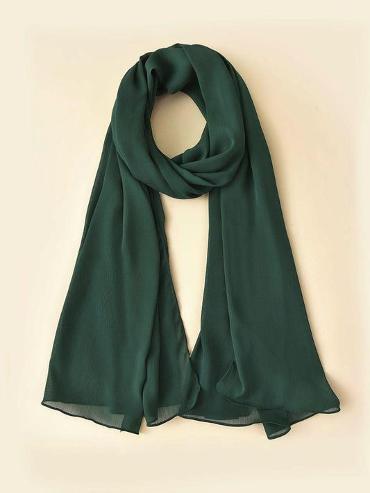 Chiffon Plain Scarf