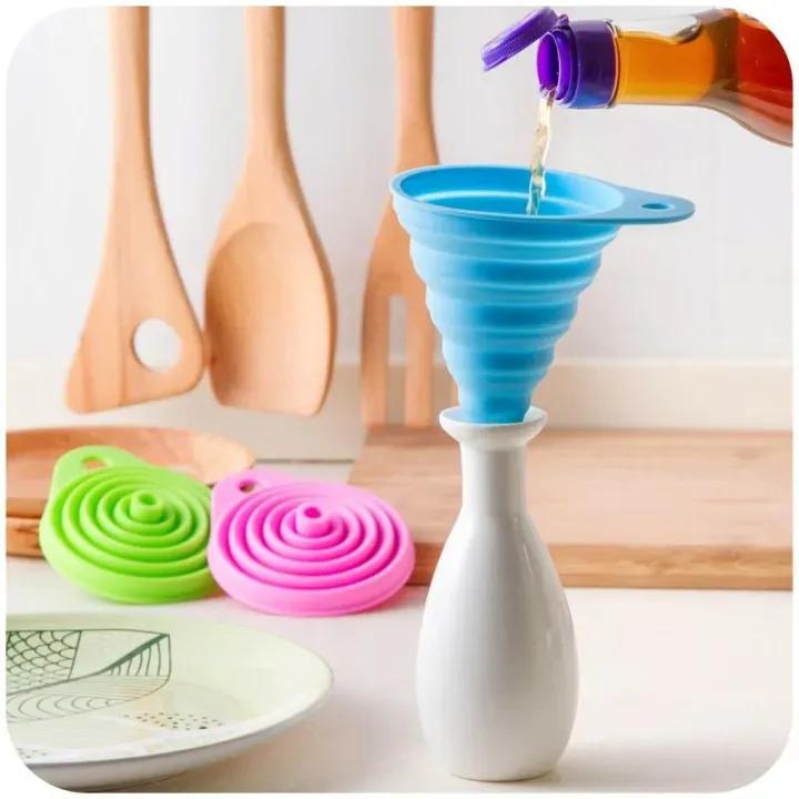 Colapsable Silicone Foldable Funnel