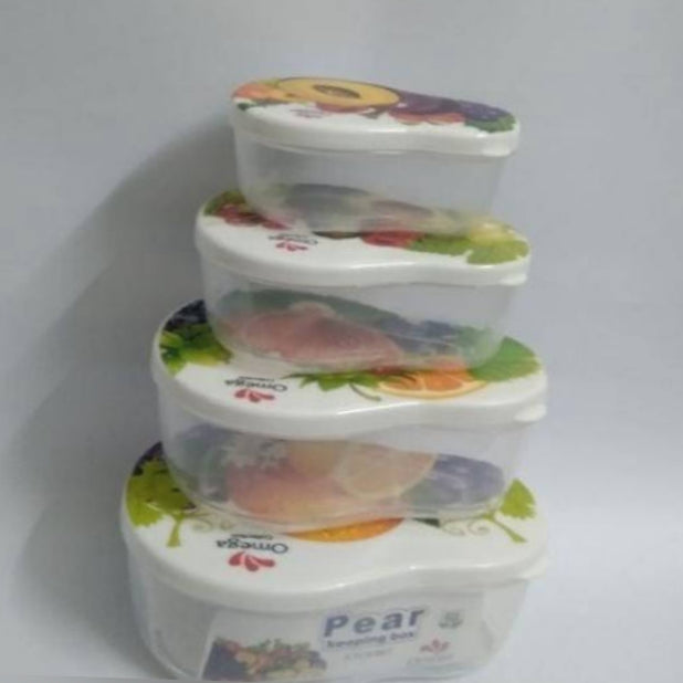 Set Of Four Food Storage Containers