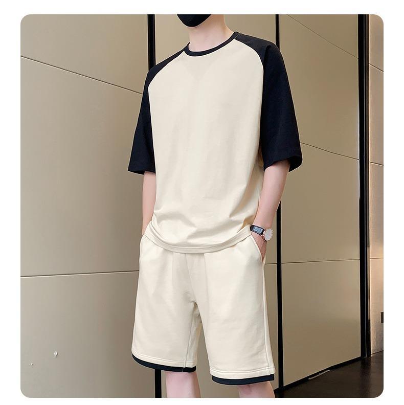 2 Piece Men's Cotton Plain Track Suit