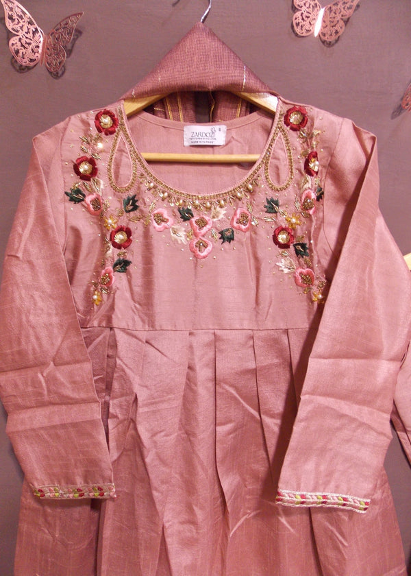 3 Piece Stitched Ladies Dress