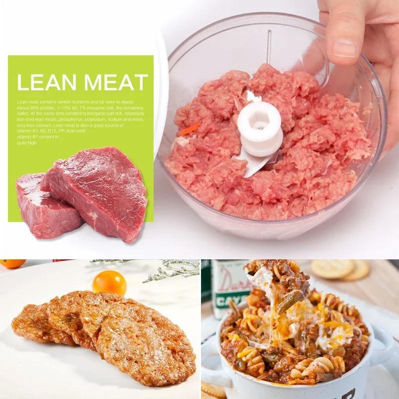 Multifunctional High Speed Vegetable And Fruit Twist Shredder & Manual Meat Grinder