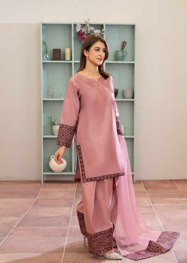 3 Piece Stitched Ladies Dress