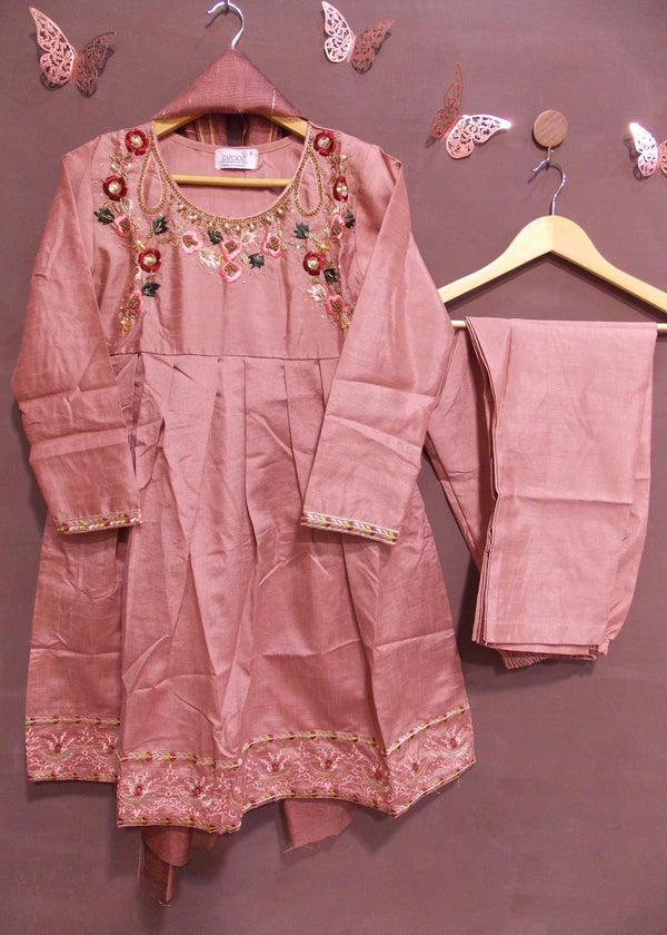 3 Piece Stitched Ladies Dress