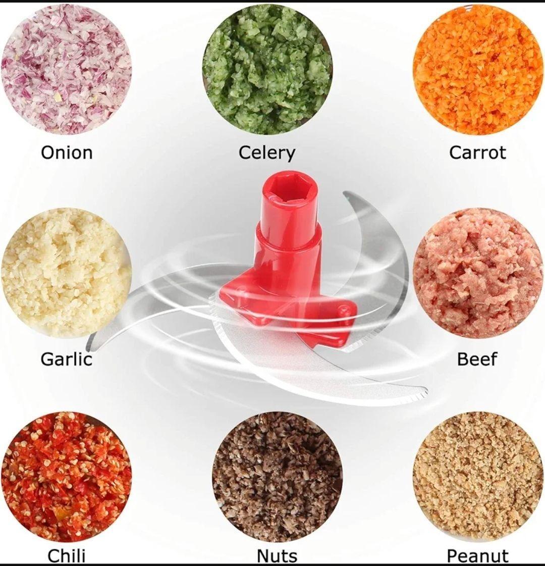 1 Pc Manual Food Chopper - Easy To Use And Durable For Effortless Meal Preparation