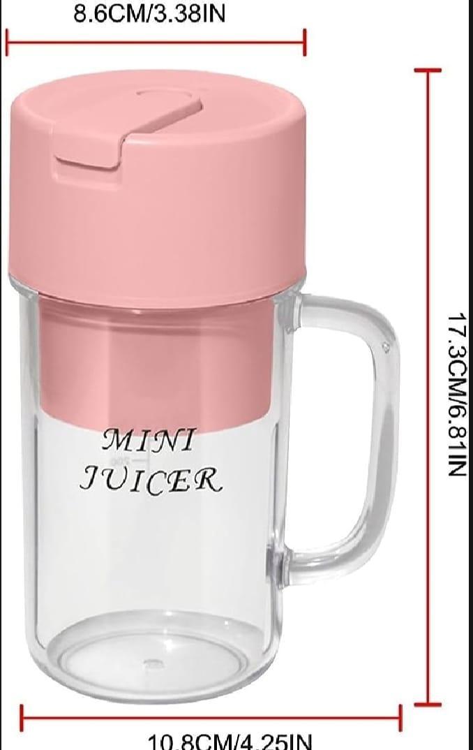 Portable And Rechargeable Electric Juicer Blender - 1 Pc Mini Juicer For Quicker Smoothies