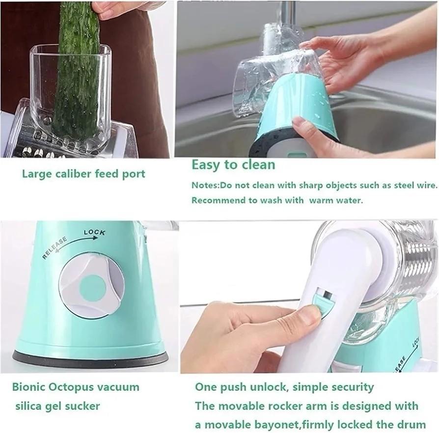 Vegetable Slicer - 1 Pc Stainless Steel Slicing Tool For Easy Food Preparation
