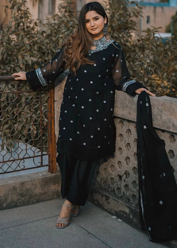 3 Piece Stitched Ladies Dress