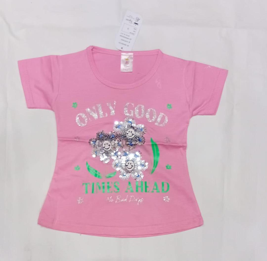 Printed Cotton Jersey T Shirt