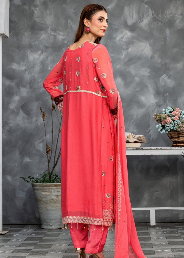 3 Piece Stitched Ladies Dress