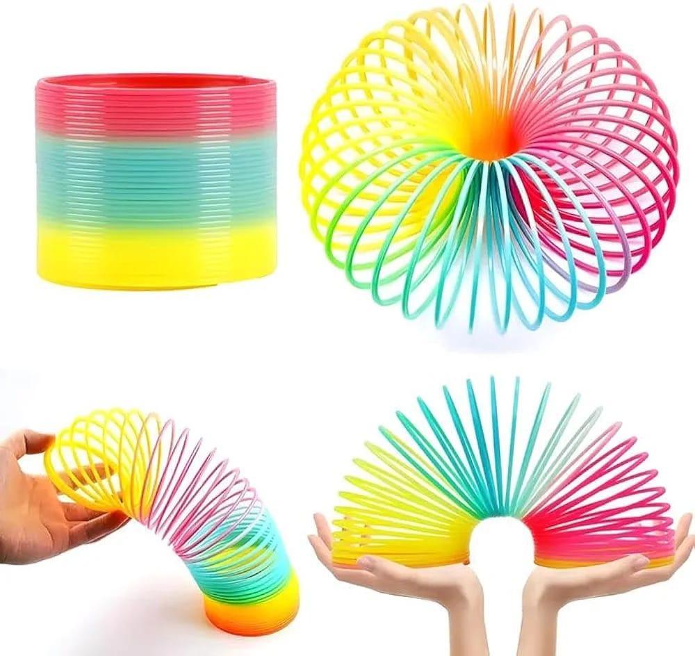 Plastic Magic Slinky Rainbow Spring Toy
