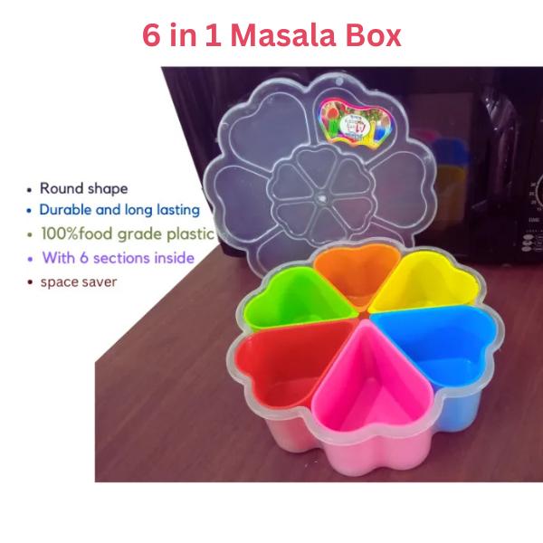 Maslah Box - 1 Pc Plastic Spice Storage Container