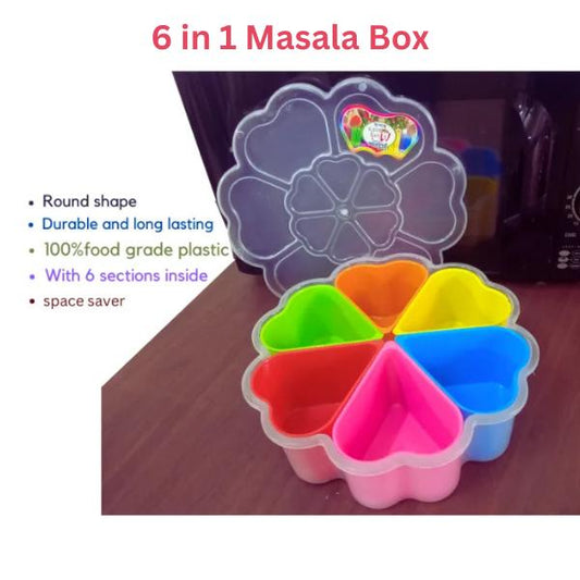 Maslah Box - 1 Pc Plastic Spice Storage Container