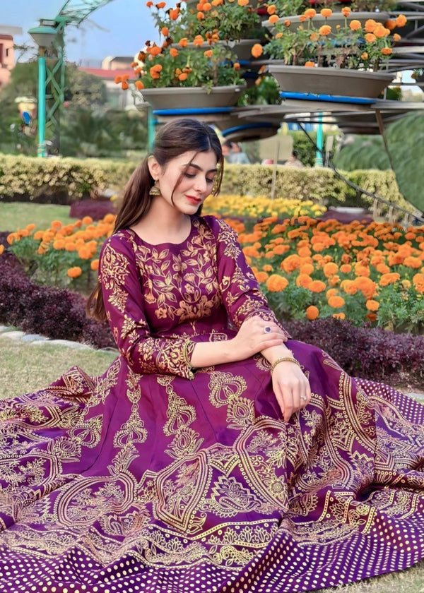 3 Piece Stitched Ladies Dress