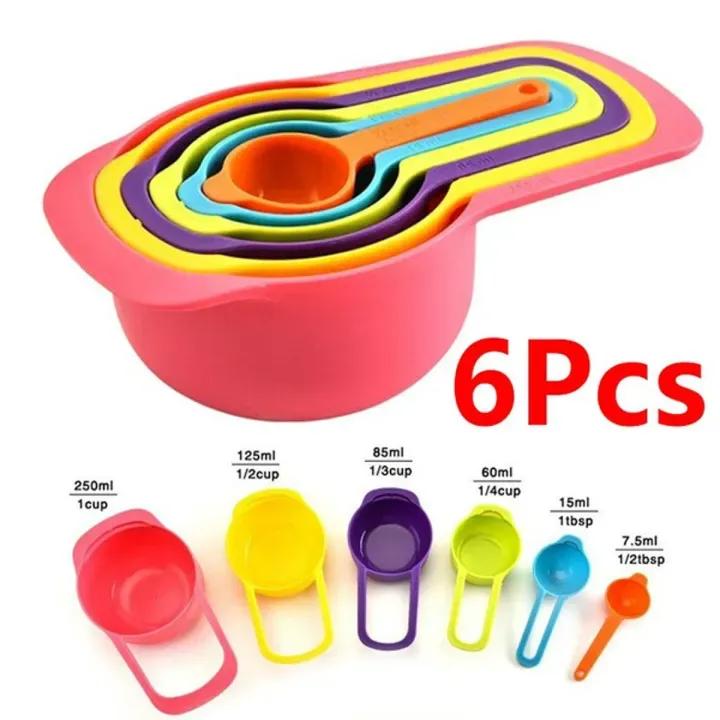Measuring Cup Set - 6 Pieces For Precise Cooking