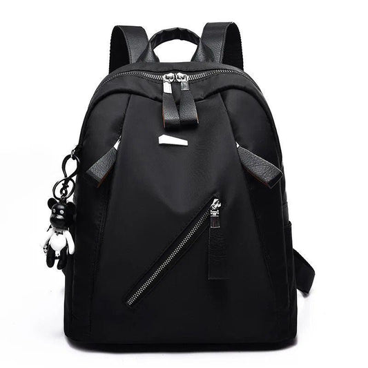 Casual Faux Leather Backpack - 1 Pc Waterproof Multicolor