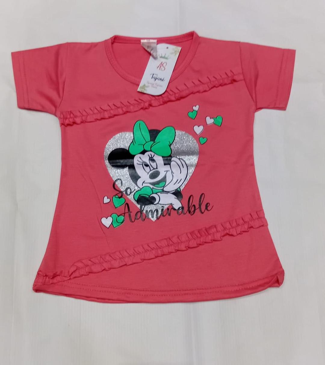 Printed Cotton Jersey T Shirt