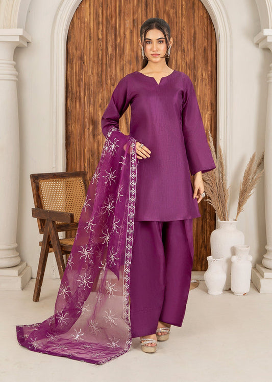 3 Piece Stitched Ladies Dress