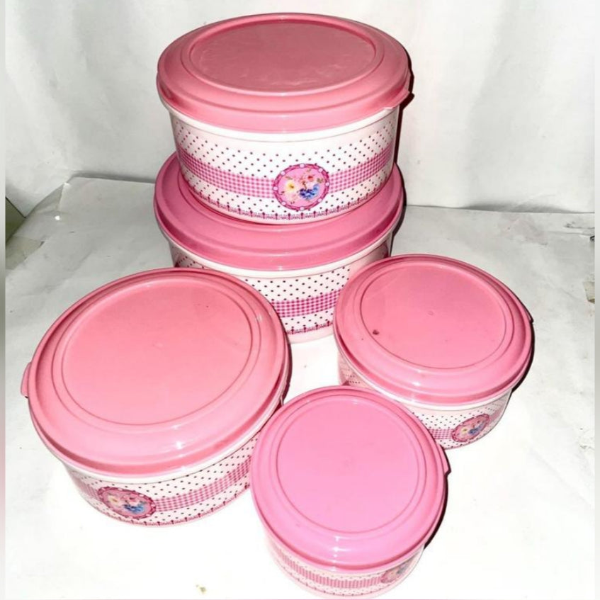 Pack Of 5, Food Storage Box Container