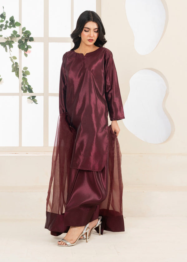3 Piece Stitched Ladies Dress