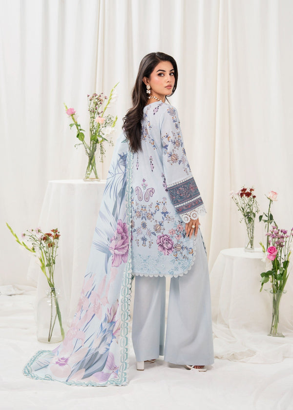 3 Piece Stitched Ladies Dress