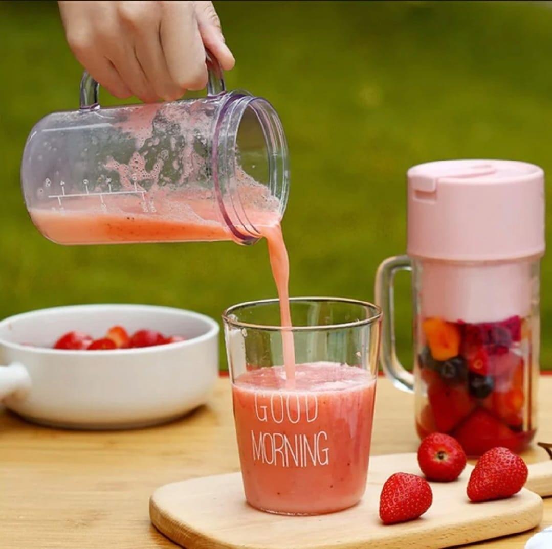 Portable And Rechargeable Electric Juicer Blender - 1 Pc Mini Juicer For Quicker Smoothies