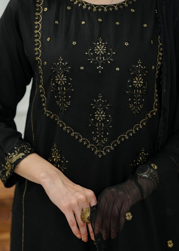 3 Piece Stitched Ladies Dress