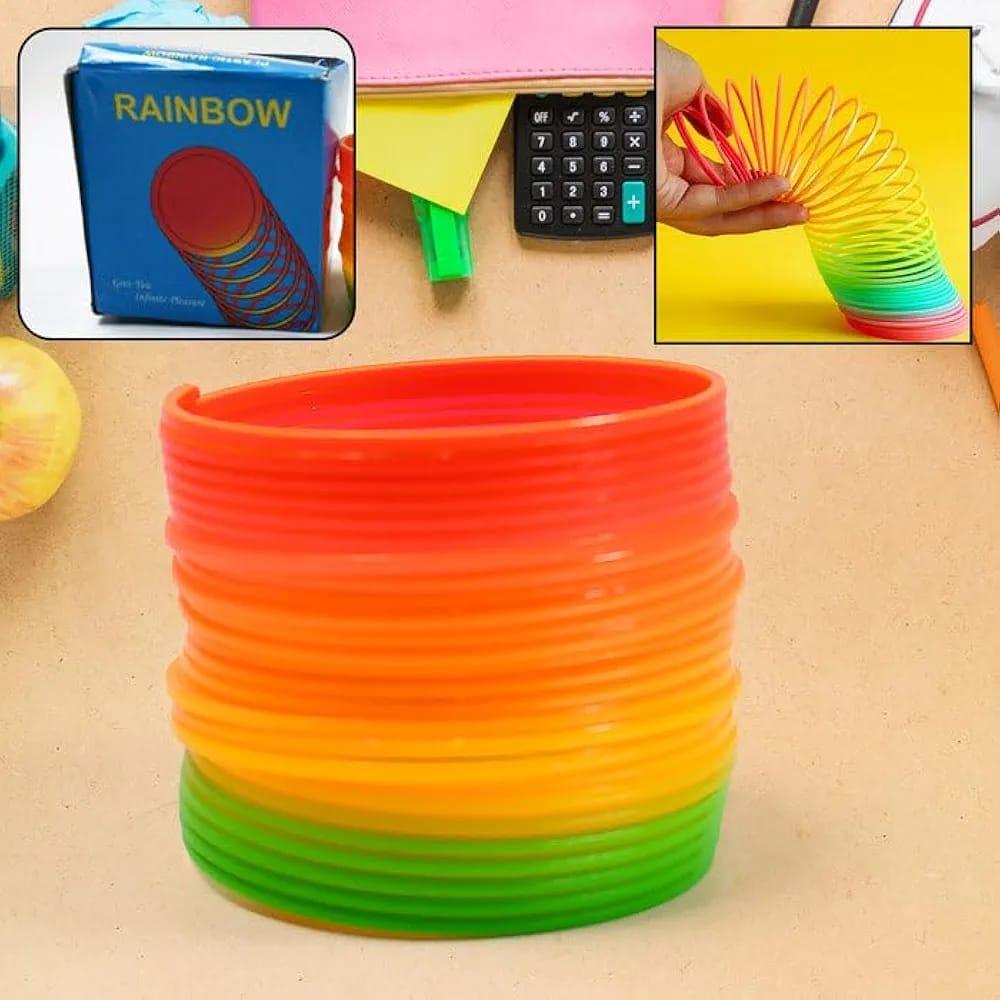 Plastic Magic Slinky Rainbow Spring Toy