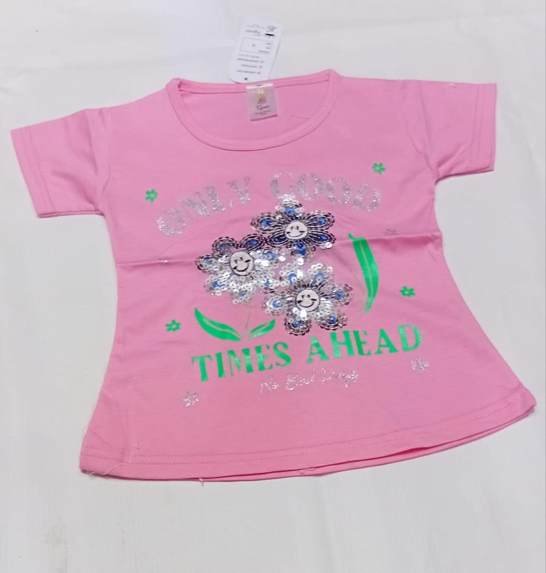 Printed Cotton Jersey T Shirt