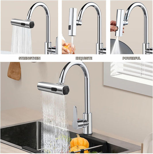 Silver Tap Faucet Extender