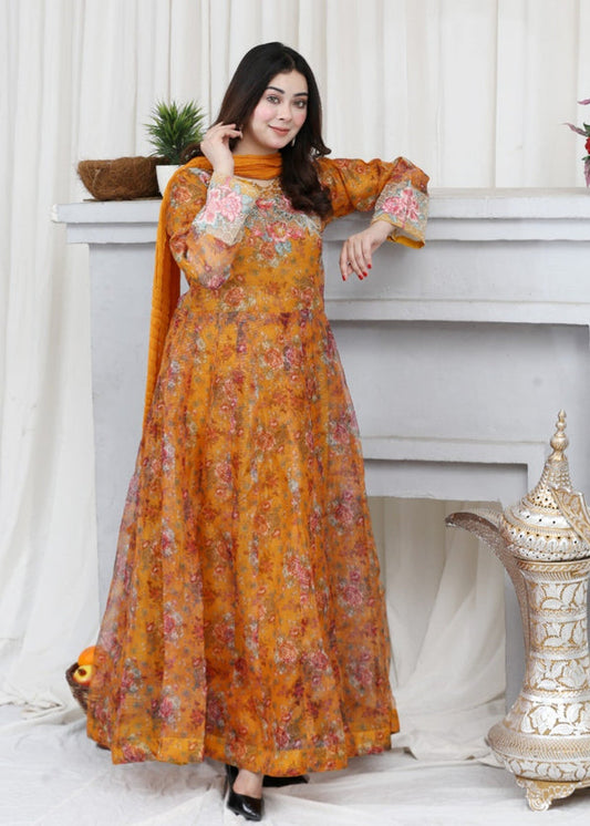 3 Piece Stitched Ladies Dress
