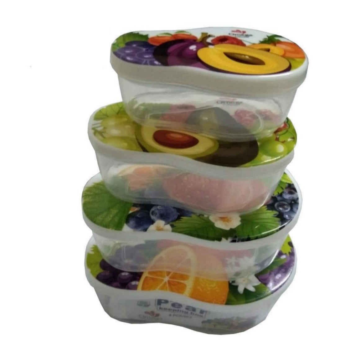Set Of Four Food Storage Containers