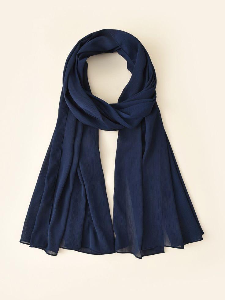 Chiffon Plain Scarf