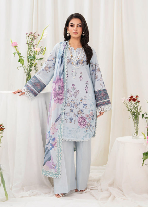 3 Piece Stitched Ladies Dress