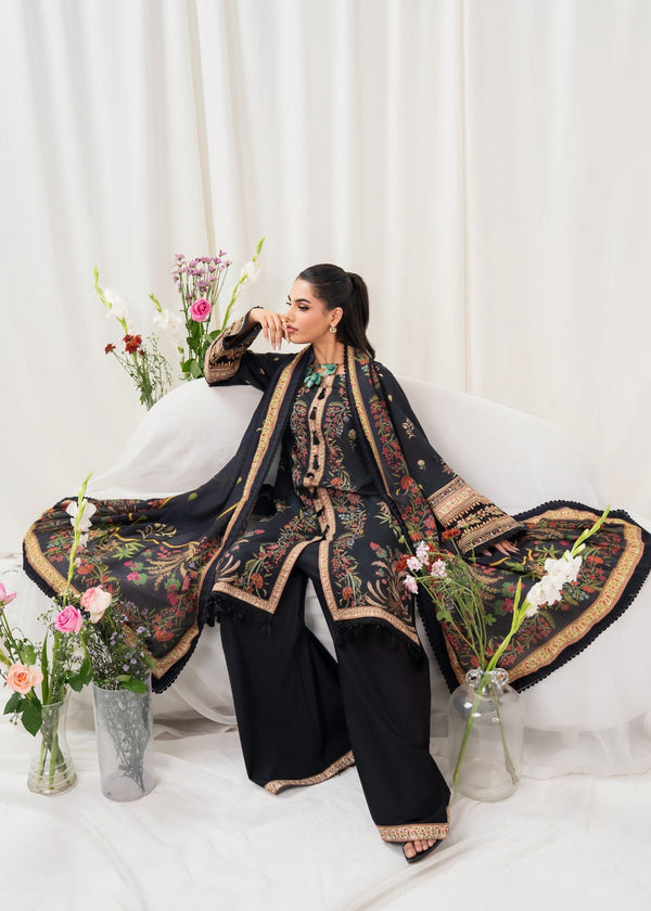 3 Piece Stitched Ladies Dress